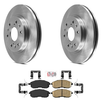 AmeriBRAKES® - AmeriPRO™ Plain Front Brake Kit with Ceramic Pads