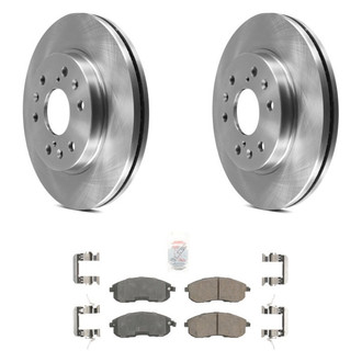 AmeriBRAKES® - AmeriPRO™ Plain Front Brake Kit with Ceramic Pads