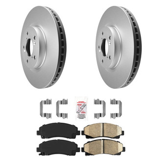 AmeriBRAKES® - AmeriPRO™ Plain Front Brake Kit with Ceramic Pads