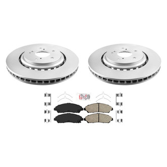 AmeriBRAKES® - AmeriPRO™ Plain Front Brake Kit with Ceramic Pads