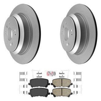AmeriBRAKES® - AmeriPRO™ Plain Rear Brake Kit with Ceramic Pads