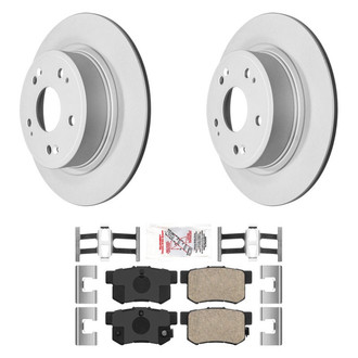 AmeriBRAKES® - AmeriPRO™ Plain Rear Brake Kit with Ceramic Pads