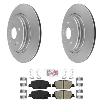 AmeriBRAKES® - AmeriPRO™ Plain Rear Brake Kit with Ceramic Pads