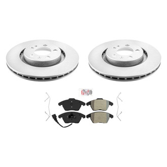 AmeriBRAKES® - AmeriPRO™ Plain Front Brake Kit with Semi-Metallic Pads