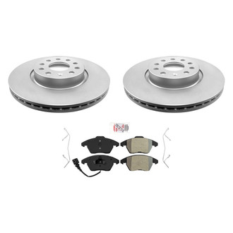 AmeriBRAKES® - AmeriPRO™ Plain Front Brake Kit with Semi-Metallic Pads