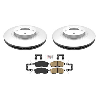 AmeriBRAKES® - AmeriPRO™ Plain Front Brake Kit with Ceramic Pads