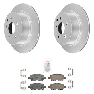 AmeriBRAKES® - AmeriPRO™ Plain Rear Brake Kit with Ceramic Pads