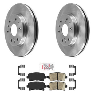 AmeriBRAKES® - AmeriPRO™ Plain Rear Brake Kit with Ceramic Pads