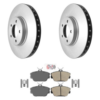 AmeriBRAKES® - AmeriPRO™ Plain Front Brake Kit with Ceramic Pads