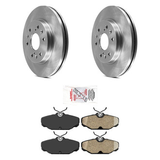 AmeriBRAKES® - AmeriPRO™ Plain Rear Brake Kit with Ceramic Pads