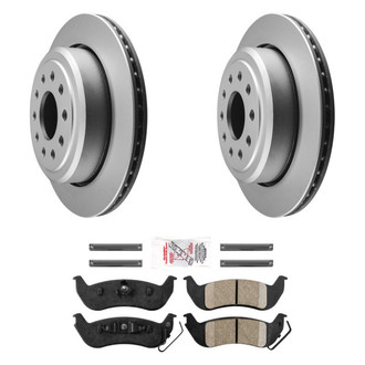 AmeriBRAKES® - AmeriPRO™ Plain Rear Brake Kit with Ceramic Pads