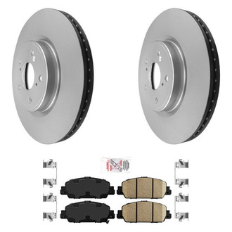 AmeriBRAKES® - AmeriPRO™ Plain Front Brake Kit with Ceramic Pads