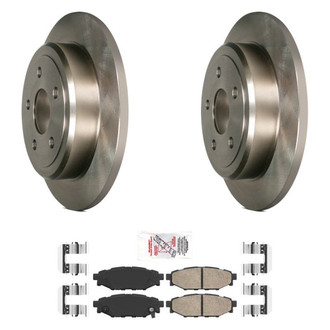 AmeriBRAKES® - AmeriPRO™ Plain Rear Brake Kit with Ceramic Pads