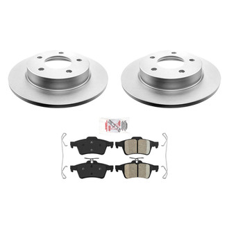 AmeriBRAKES® - AmeriPRO™ Plain Rear Brake Kit with Ceramic Pads