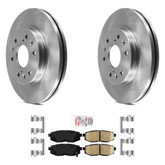 AmeriBRAKES® - AmeriPRO™ Plain Rear Brake Kit with Ceramic Pads