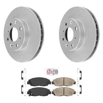 AmeriBRAKES® - AmeriPRO™ Plain Front Brake Kit with Ceramic Pads