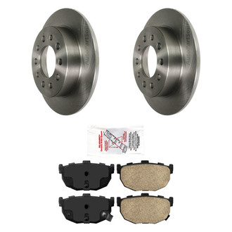 AmeriBRAKES® - AmeriPRO™ Plain Rear Brake Kit with Ceramic Pads