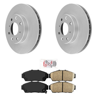 AmeriBRAKES® - AmeriPRO™ Plain Front Brake Kit with Ceramic Pads