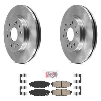 AmeriBRAKES® - AmeriPRO™ Plain Rear Brake Kit with Ceramic Pads