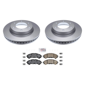 AmeriBRAKES® - AmeriPRO™ Plain Front Brake Kit with Ceramic Pads