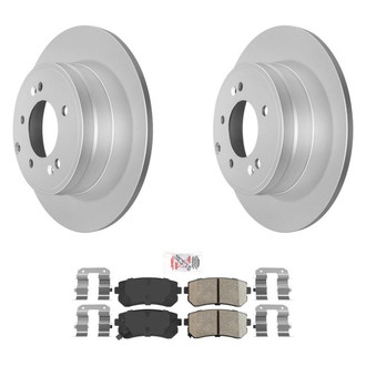 AmeriBRAKES® - AmeriPRO™ Plain Rear Brake Kit with Ceramic Pads