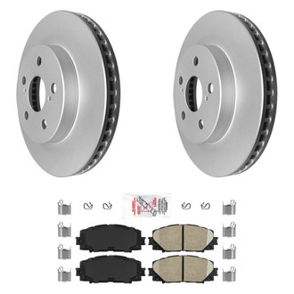 AmeriBRAKES® - AmeriPRO™ Plain Front Brake Kit with Ceramic Pads