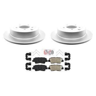 AmeriBRAKES® - AmeriPRO™ Plain Rear Brake Kit with Ceramic Pads