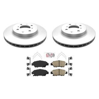 AmeriBRAKES® - AmeriPRO™ Plain Front Brake Kit with Ceramic Pads