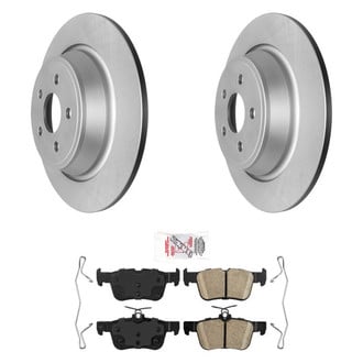 AmeriBRAKES® - AmeriPRO™ Plain Rear Brake Kit with Ceramic Pads