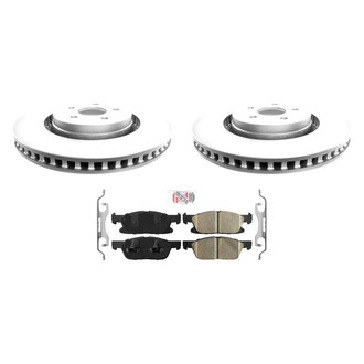 AmeriBRAKES® - AmeriPRO™ Plain Front Brake Kit with Ceramic Pads