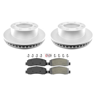 AmeriBRAKES® - AmeriPRO™ Plain Front Brake Kit with Semi-Metallic Pads