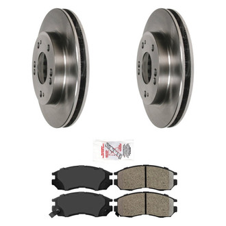 AmeriBRAKES® - AmeriPRO™ Plain Brake Kit with Ceramic Pads