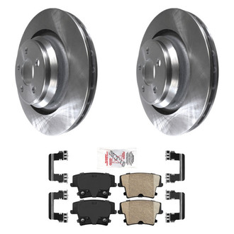 AmeriBRAKES® - AmeriPRO™ Plain Rear Brake Kit with Ceramic Pads