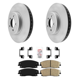 AmeriBRAKES® - AmeriPRO™ Plain Front Brake Kit with Ceramic Pads