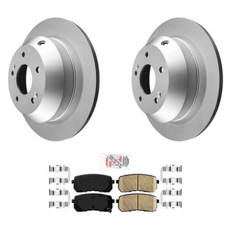 AmeriBRAKES® - AmeriPRO™ Plain Rear Brake Kit with Ceramic Pads