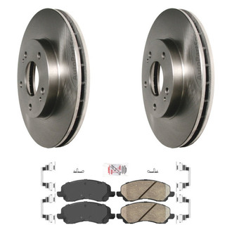 AmeriBRAKES® - AmeriPRO™ Plain Brake Kit with Ceramic Pads