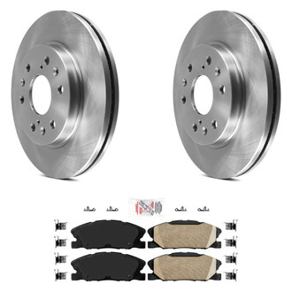 AmeriBRAKES® - AmeriPRO™ Plain Front Brake Kit with Ceramic Pads