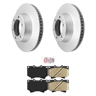 AmeriBRAKES® - AmeriPRO™ Plain Front Brake Kit with Ceramic Pads