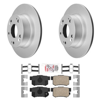 AmeriBRAKES® - AmeriPRO™ Plain Rear Brake Kit with Ceramic Pads