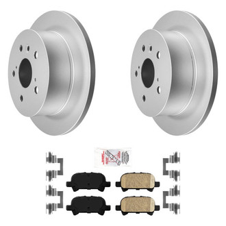 AmeriBRAKES® - AmeriPRO™ Plain Rear Brake Kit with Ceramic Pads