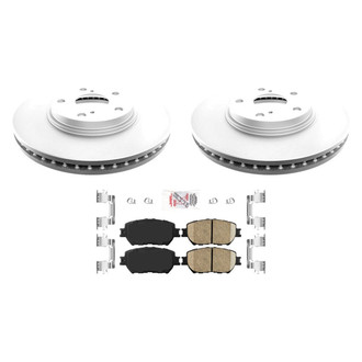 AmeriBRAKES® - AmeriPRO™ Plain Front Brake Kit with Ceramic Pads