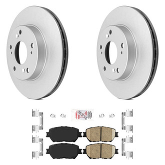 AmeriBRAKES® - AmeriPRO™ Plain Front Brake Kit with Ceramic Pads