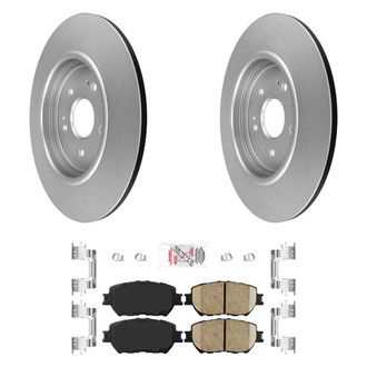 AmeriBRAKES® - AmeriPRO™ Plain Front Brake Kit with Ceramic Pads