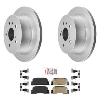 AmeriBRAKES® - AmeriPRO™ Plain Rear Brake Kit with Ceramic Pads