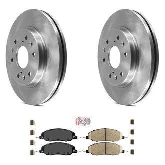 AmeriBRAKES® - AmeriPRO™ Plain Front Brake Kit with Ceramic Pads