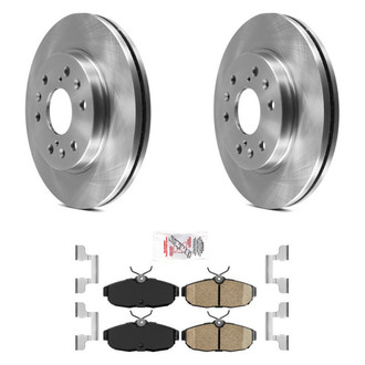 AmeriBRAKES® - AmeriPRO™ Plain Rear Brake Kit with Ceramic Pads