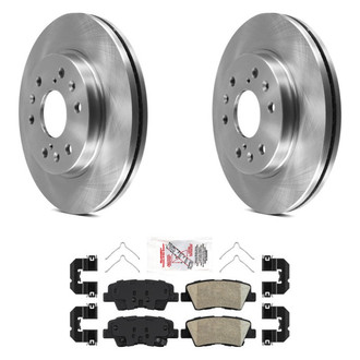 AmeriBRAKES® - AmeriPRO™ Plain Rear Brake Kit with Ceramic Pads