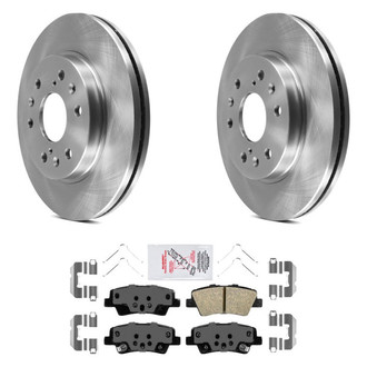 AmeriBRAKES® - AmeriPRO™ Plain Rear Brake Kit with Ceramic Pads