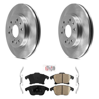 AmeriBRAKES® - AmeriPRO™ Plain Front Brake Kit with Ceramic Pads