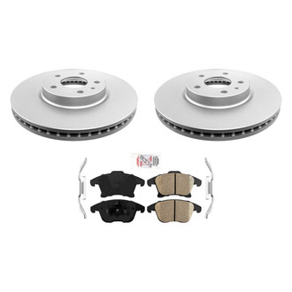 AmeriBRAKES® - AmeriPRO™ Plain Front Brake Kit with Ceramic Pads